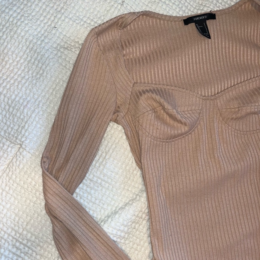 beige bodysuit